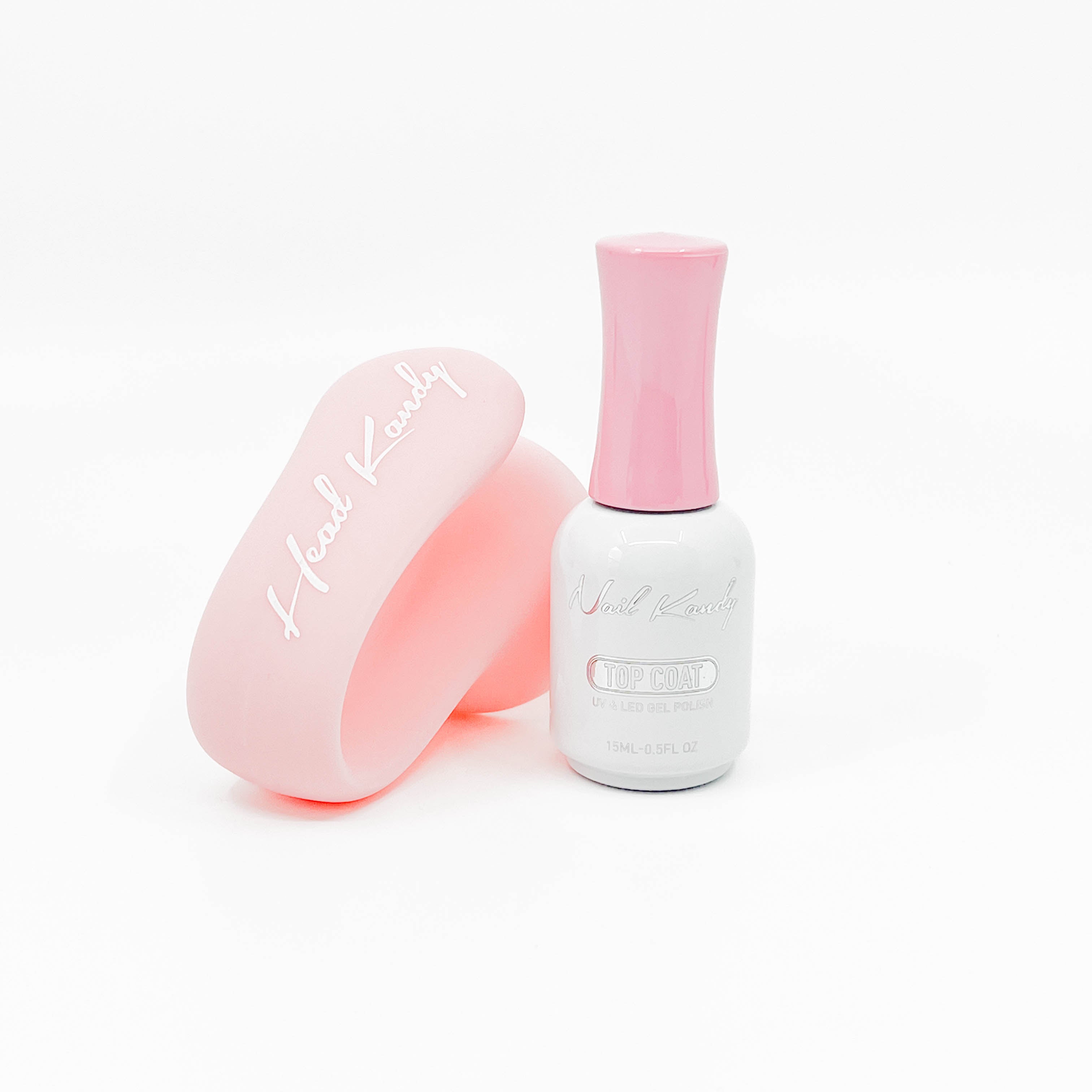 Nail Kandy Gel Polish Holder + a Gel Top Coat Head Kandy
