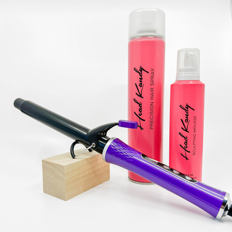 Silky Curls: 25mm Loud Mouth Curling Iron Bundle