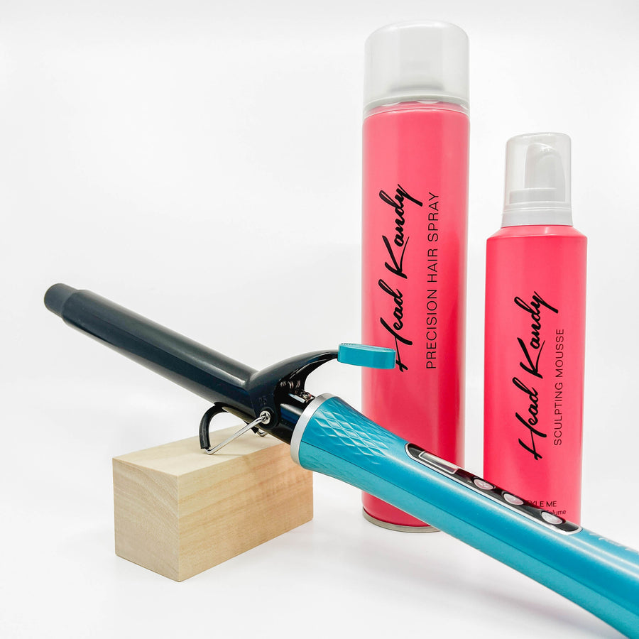 Silky Curls: 25mm Loud Mouth Curling Iron Bundle