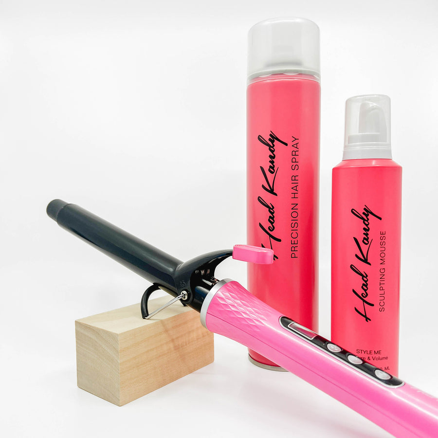 Silky Curls: 25mm Loud Mouth Curling Iron Bundle