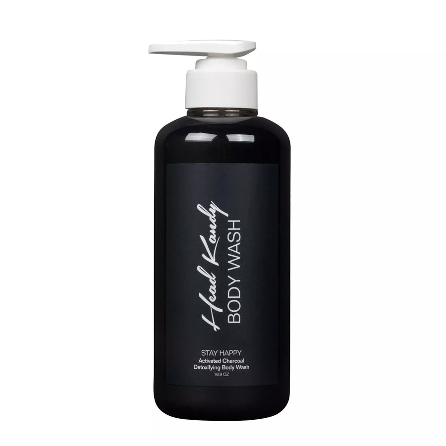 Stay Happy Charcoal Body Wash