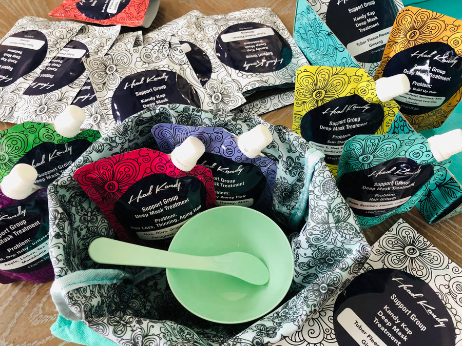10-Piece Support Group Hair Mask Bundle