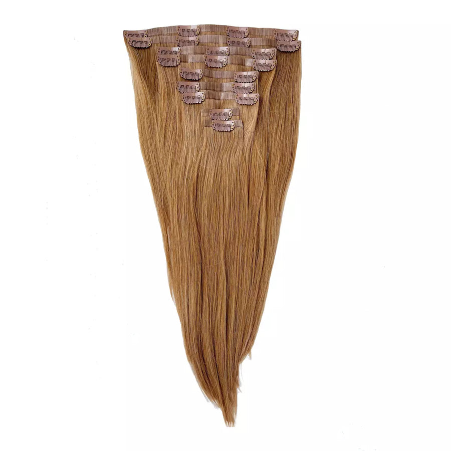Seamless Clip-In Hair Extensions I Penny (Strawberry Blonde)