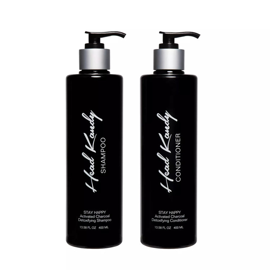 Stay Happy Charcoal Detoxifying Shampoo & Conditioner