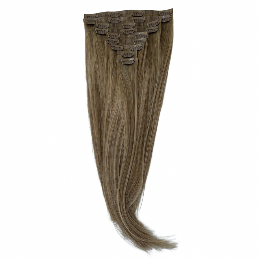 Seamless Clip-In Hair Extensions I Koray (Ashy Blonde)